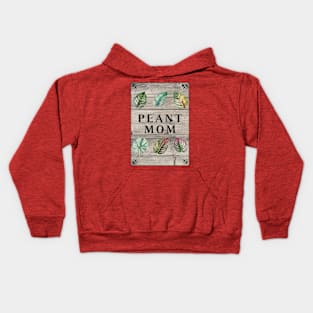 Plant mom, garden leaf, rustic garden design, gift for the plant mom Kids Hoodie